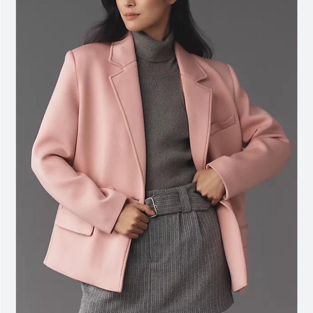 Noize Soft Pink Women's Blazer (L)